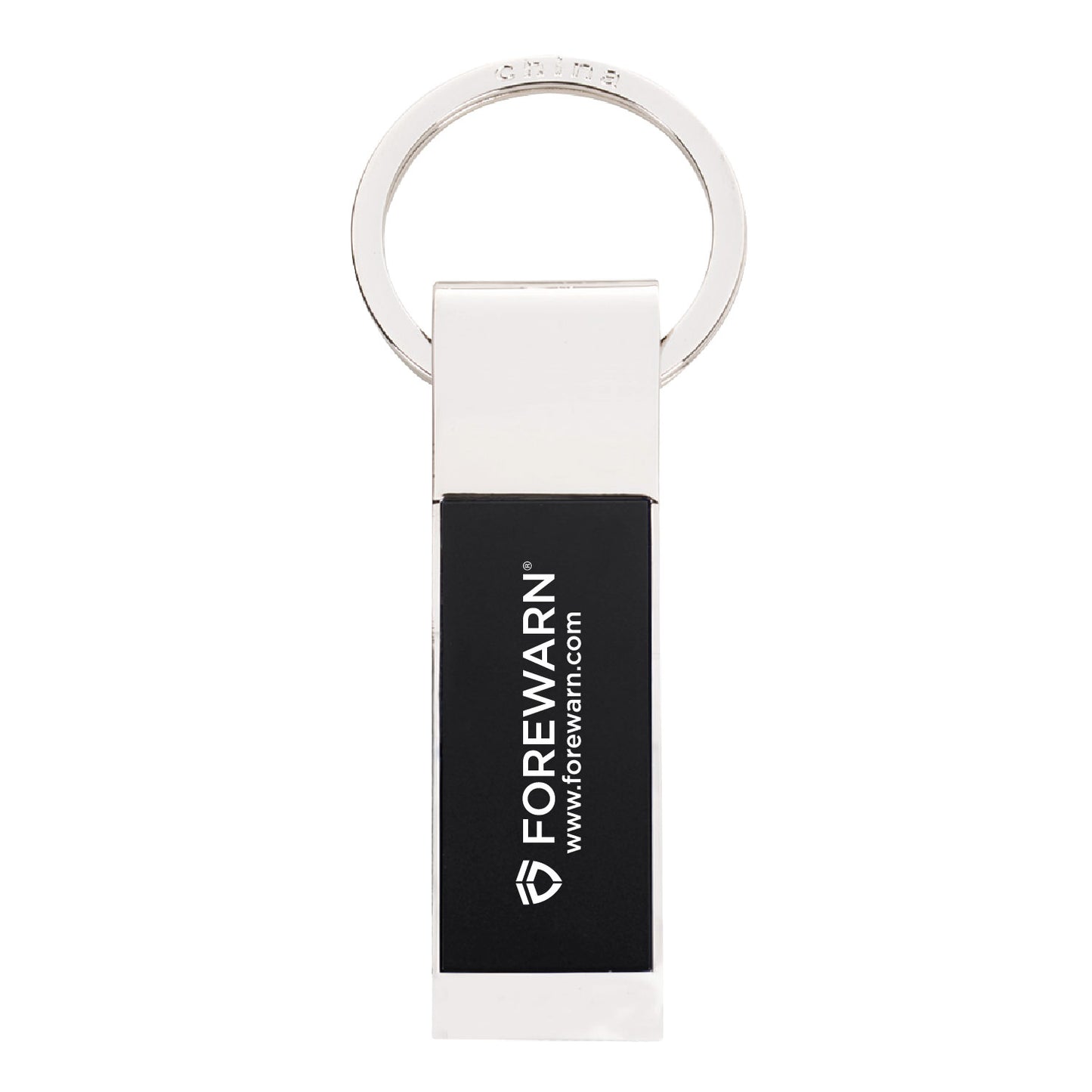 Two-Tone Rectangle Key Tag - FOREWARN