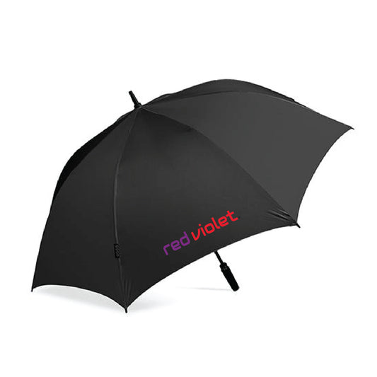 GoGo® by Shed Rain™ 58" Arc RPET Auto Open Golf Umbrella - Red Violet