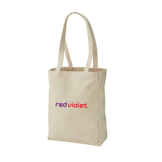 10 Oz. Cotton Canvas Tote Bag - Red Violet